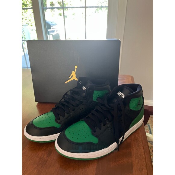 Air Jordan Access Retro High AR3762-013 “Black Aloe Verde” Men’s Size 8.5 – NEW - Picture 1 of 6